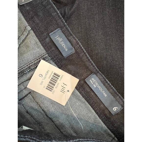 J Jill Tailored Wide Leg Denim Trouser Jeans 6 - Picture 6 of 7